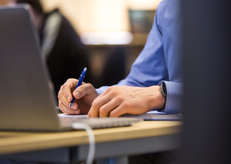 Metrum Research Group scientist using Metworx